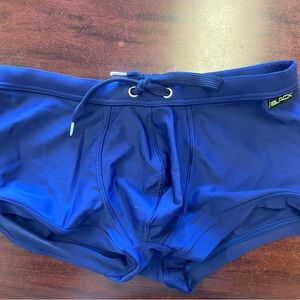Andrew Christian Black pouch trunk size medium